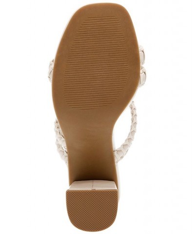 Women's Hickory Asymmetrical Strappy Sandals Ivory/Cream $41.08 Shoes