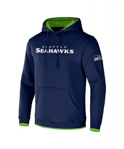 Men's NFL x Darius Rucker Collection by College Navy Seattle Seahawks Pullover Hoodie $31.74 Sweatshirt