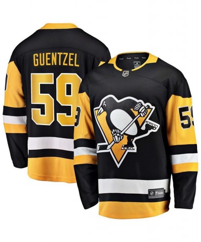 Men's Jake Guentzel Black Pittsburgh Penguins Home Premier Breakaway Player Jersey $83.25 Jersey