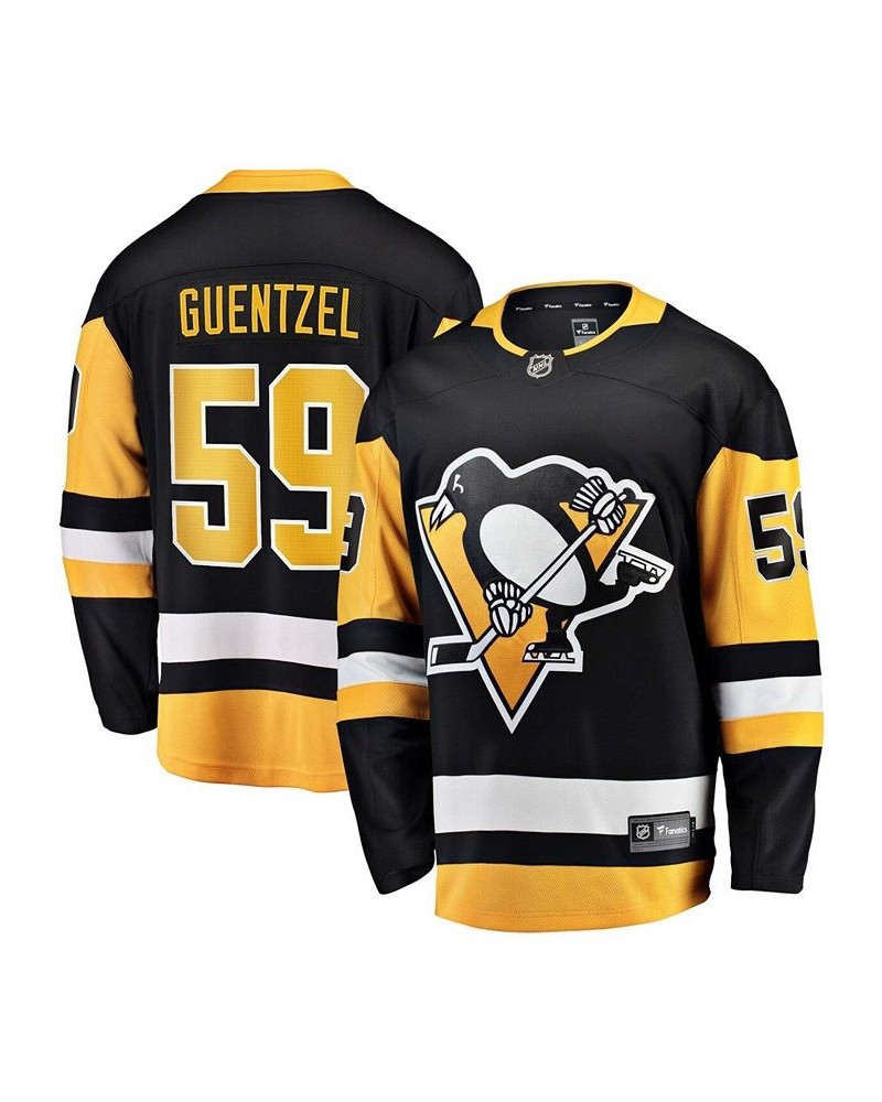 Men's Jake Guentzel Black Pittsburgh Penguins Home Premier Breakaway Player Jersey $83.25 Jersey