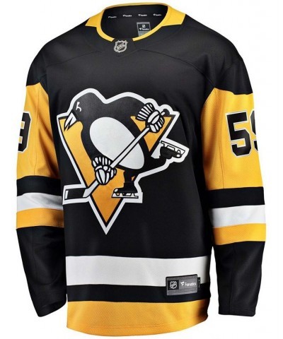 Men's Jake Guentzel Black Pittsburgh Penguins Home Premier Breakaway Player Jersey $83.25 Jersey