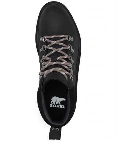 Women's Hi-Line Lace-Up Hiking Boots Black $50.96 Shoes