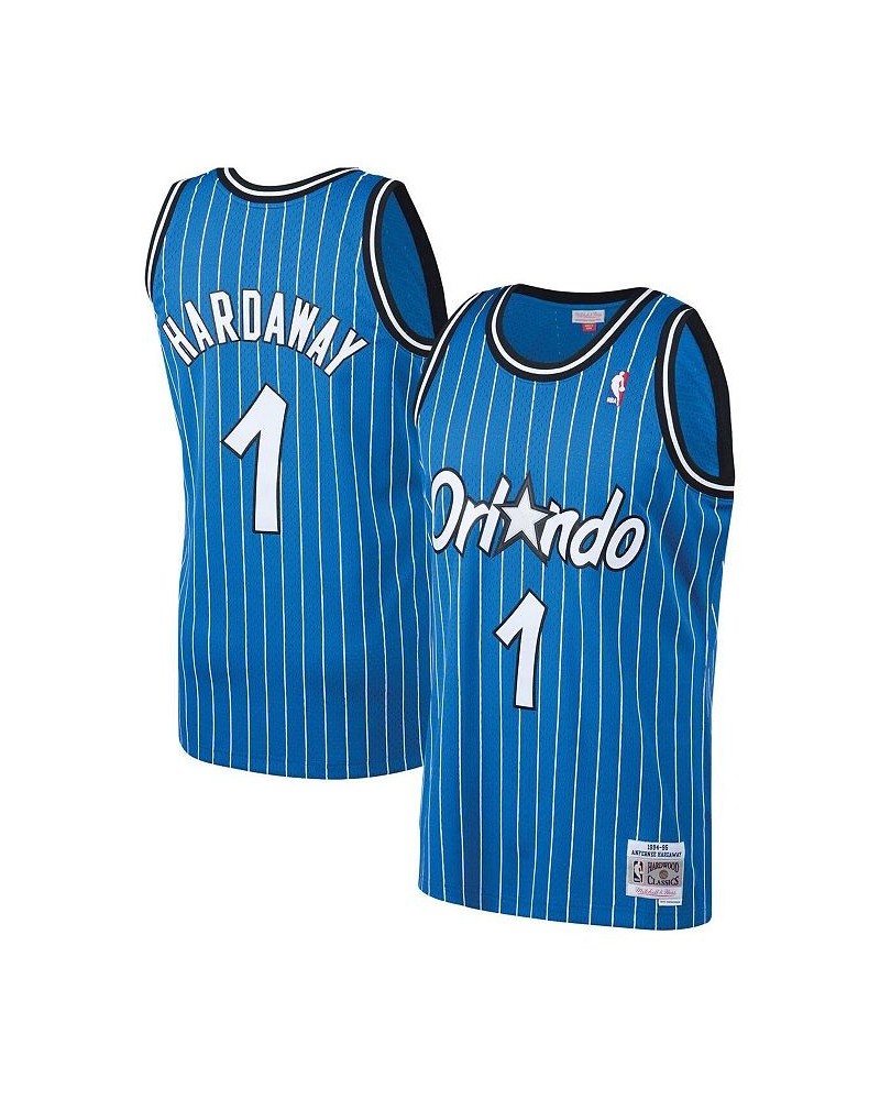 Men's Penny Hardaway Blue Orlando Magic Big and Tall Hardwood Classics Jersey $46.00 Jersey