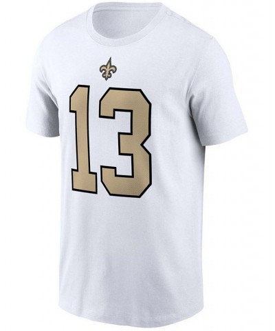 Men's Michael Thomas White New Orleans Saints Player Name and Number T-shirt $17.64 T-Shirts