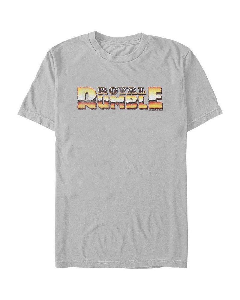 Men's WWE Royal Rumble Short Sleeve T-shirt Gray $17.15 T-Shirts