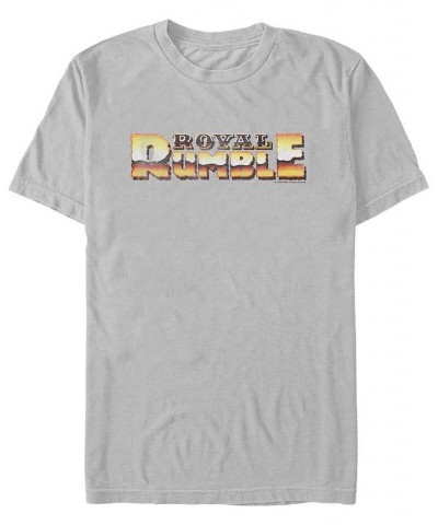 Men's WWE Royal Rumble Short Sleeve T-shirt Gray $17.15 T-Shirts