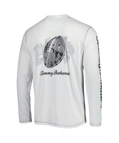 Men's White New Orleans Saints Laces Out Billboard Long Sleeve T-shirt $36.00 T-Shirts