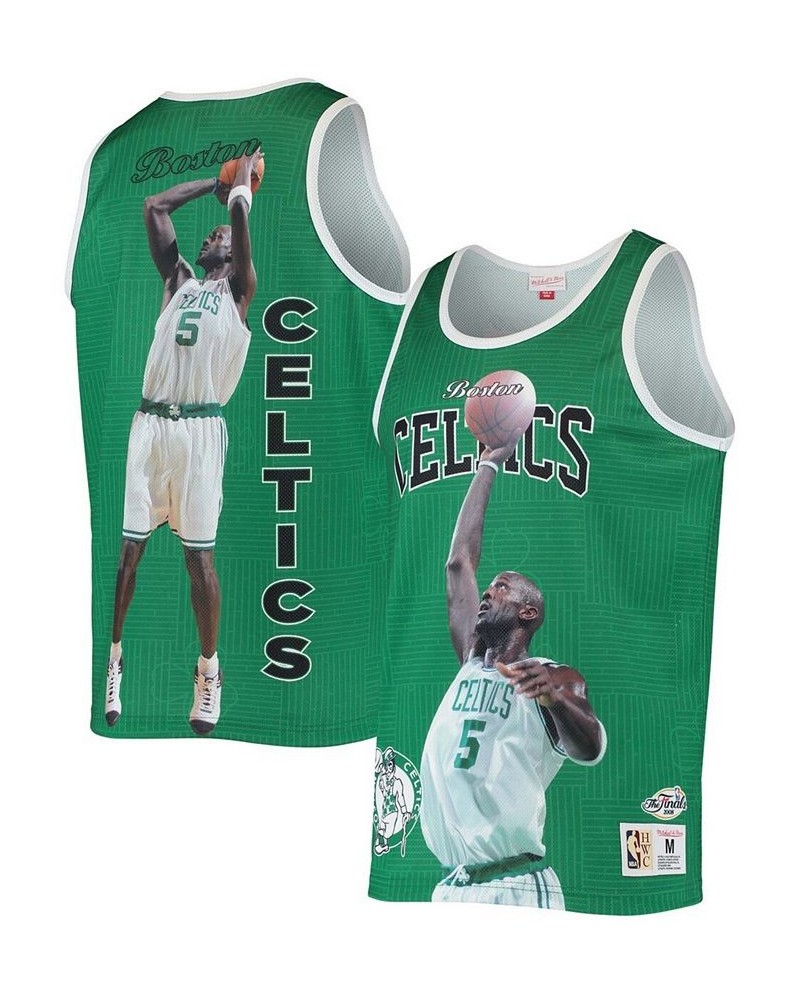 Men's Kevin Garnett Kelly Green Boston Celtics Hardwood Classics Player Tank Top $43.34 T-Shirts