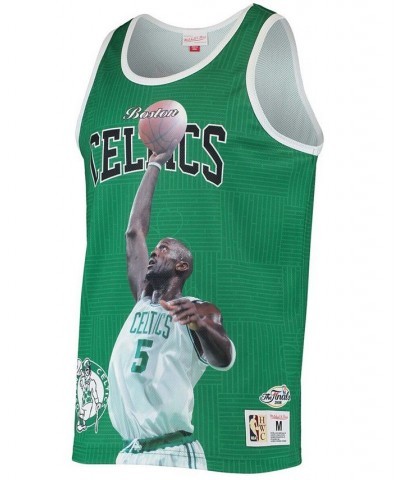 Men's Kevin Garnett Kelly Green Boston Celtics Hardwood Classics Player Tank Top $43.34 T-Shirts