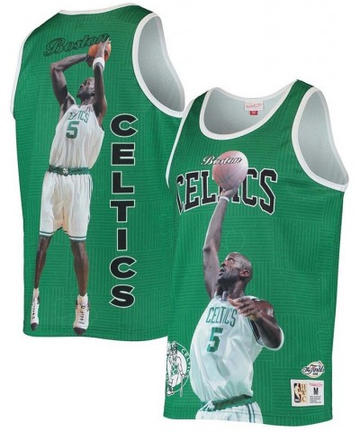 Men's Kevin Garnett Kelly Green Boston Celtics Hardwood Classics Player Tank Top $43.34 T-Shirts