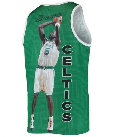 Men's Kevin Garnett Kelly Green Boston Celtics Hardwood Classics Player Tank Top $43.34 T-Shirts