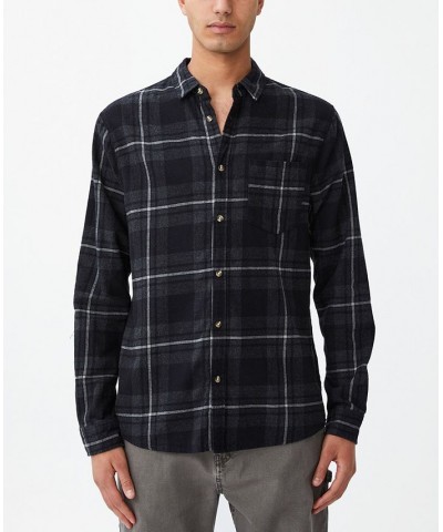 Men's Camden Long Sleeve Shirt Black $17.66 Shirts