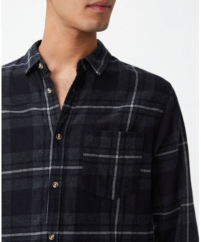 Men's Camden Long Sleeve Shirt Black $17.66 Shirts