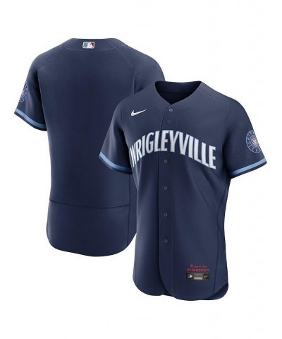 Men's Navy Chicago Cubs 2021 City Connect Authentic Jersey $170.24 Jersey