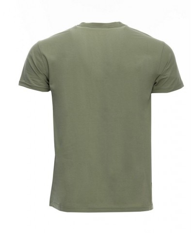 Men's Basic Henley Neck Short Sleeve T-shirt PD17 $17.39 T-Shirts