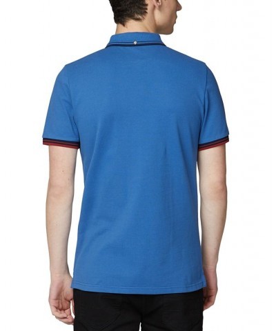 Men's Signature Tipped Short-Sleeve Polo Shirt PD04 $41.83 Polo Shirts