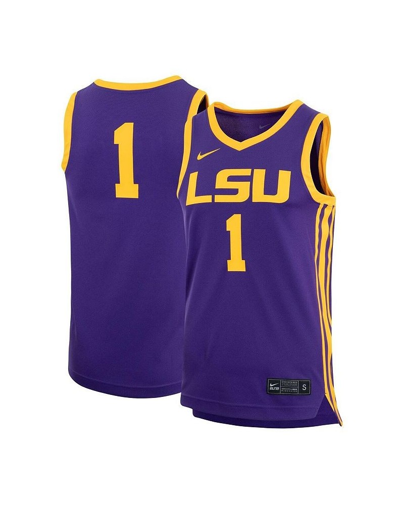 Men's Purple LSU Tigers Replica Basketball Jersey $36.90 Jersey