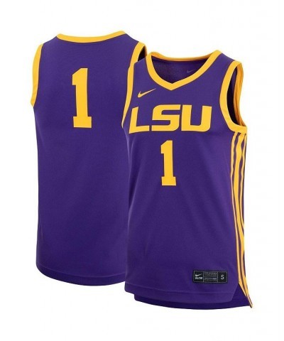 Men's Purple LSU Tigers Replica Basketball Jersey $36.90 Jersey