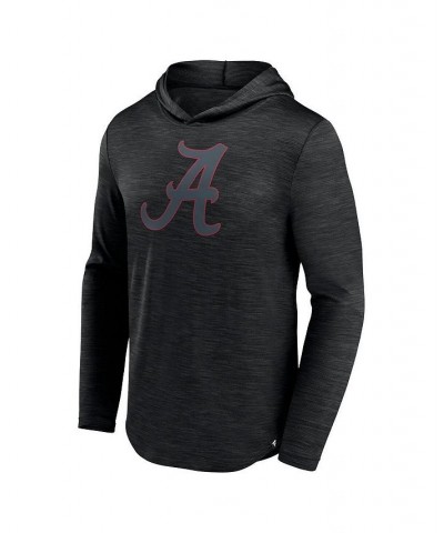 Men's Branded Heather Black Alabama Crimson Tide Transitional Hoodie T-shirt $32.99 T-Shirts