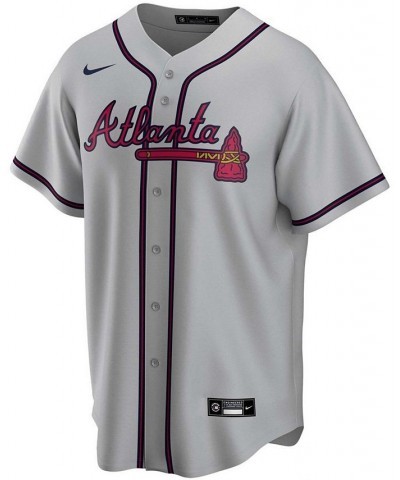 Men's Ronald Acuna Jr. Gray Atlanta Braves Road Replica Player Name Jersey $60.90 Jersey