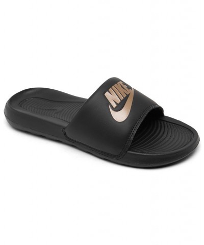 Women's Victori One Slide Sandals Black $19.20 Shoes