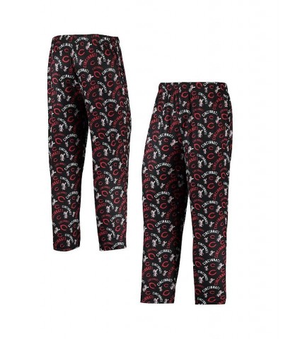 Men's Black Cincinnati Reds Cooperstown Collection Repeat Pajama Pants $30.79 Pajama