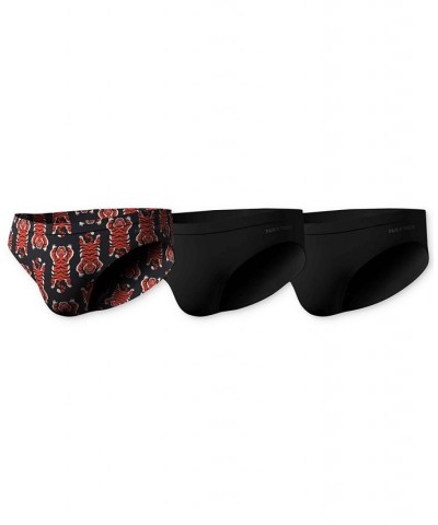 Men's 3-Pk. Super Fit Bikini Underwear Black $14.70 Underwear