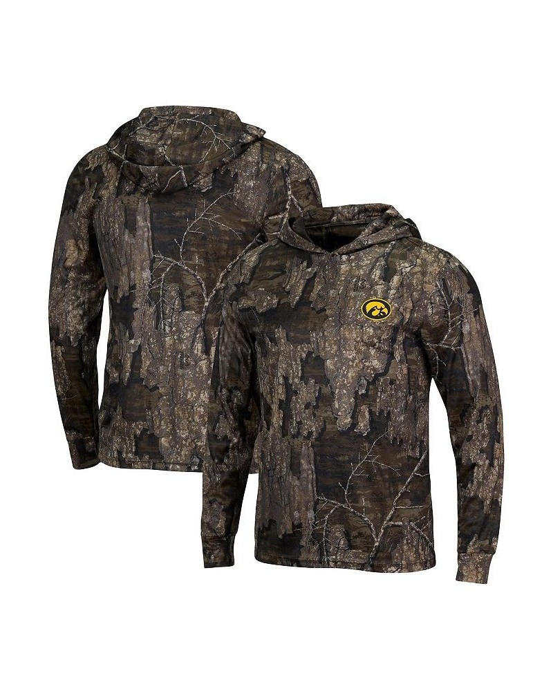 Men's Realtree Camo Iowa Hawkeyes Long Sleeve Hoodie T-Shirt $27.30 T-Shirts