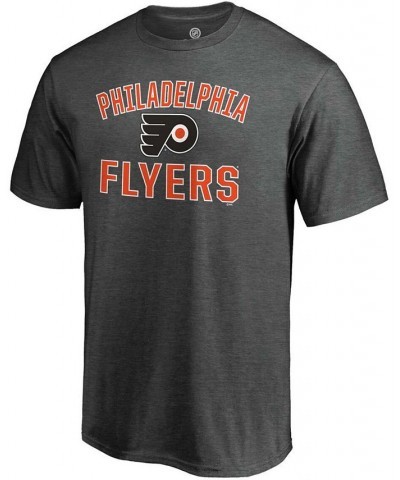 Men's Heathered Charcoal Philadelphia Flyers Team Victory Arch T-shirt $15.50 T-Shirts