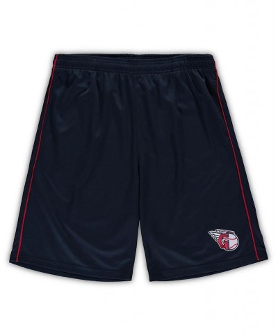 Men's Navy Cleveland Guardians Big and Tall Mesh Shorts $18.00 Shorts