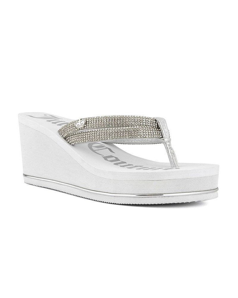 Women's Unwind Wedge Sandal White $30.00 Shoes