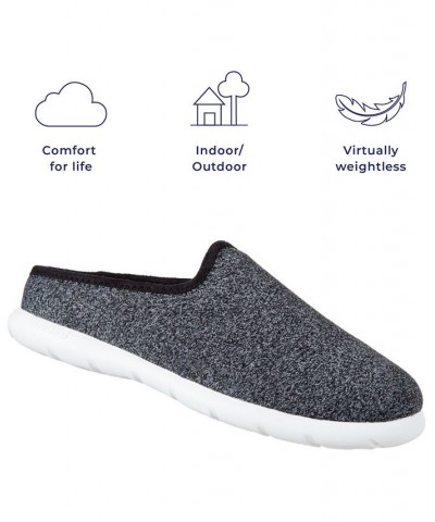 Men's Zenz Sport Indoor/Outdoor Knit Slippers Black $16.01 Shoes