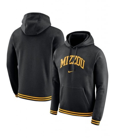 Men's Black Missouri Tigers Sketch Retro Pullover Hoodie $33.60 Sweatshirt