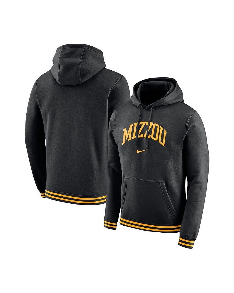 Men's Black Missouri Tigers Sketch Retro Pullover Hoodie $33.60 Sweatshirt