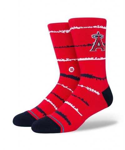 Men's Los Angeles Angels Chalk Crew Socks $14.84 Socks