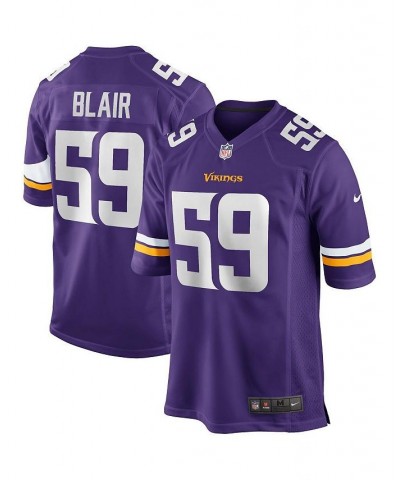 Men's Matt Blair Purple Minnesota Vikings Game Retired Player Jersey $65.80 Jersey