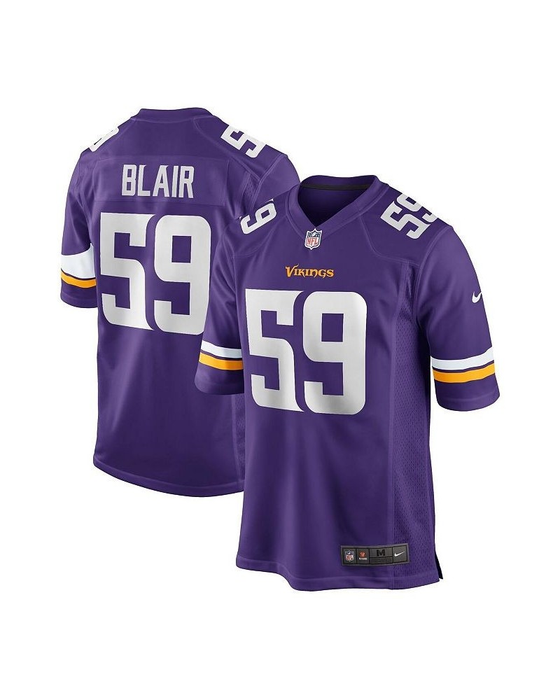 Men's Matt Blair Purple Minnesota Vikings Game Retired Player Jersey $65.80 Jersey