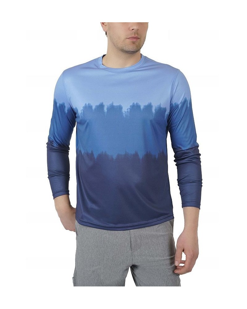 Men's Wayfinder Sun Protection T-shirt Blue $22.05 T-Shirts