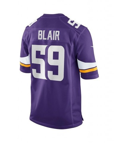 Men's Matt Blair Purple Minnesota Vikings Game Retired Player Jersey $65.80 Jersey