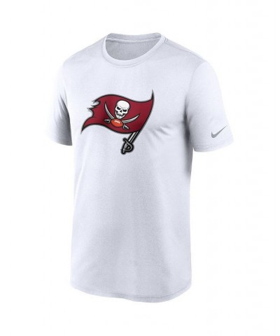 Men's White Tampa Bay Buccaneers Logo Essential Legend Performance T-shirt $20.00 T-Shirts