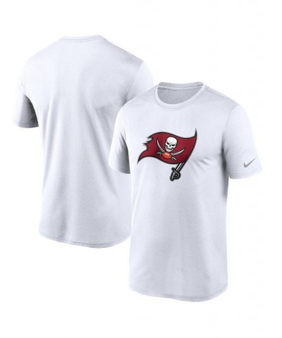 Men's White Tampa Bay Buccaneers Logo Essential Legend Performance T-shirt $20.00 T-Shirts