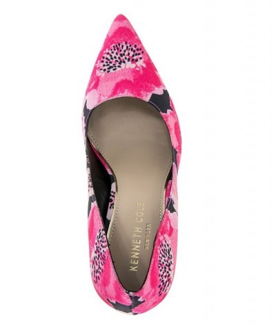 Women's Romi Pumps Black, Pink Floral- Textile $44.48 Shoes