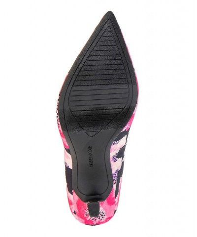 Women's Romi Pumps Black, Pink Floral- Textile $44.48 Shoes