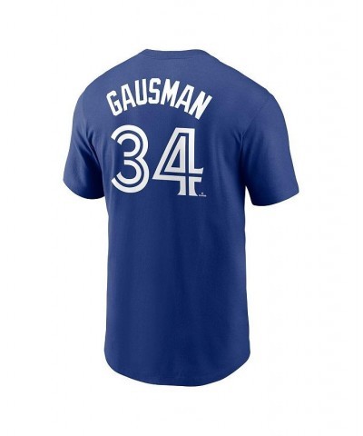 Men's Kevin Gausman Navy Toronto Blue Jays Name and Number T-shirt $28.99 T-Shirts