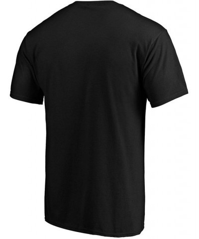 Men's Black Charlotte FC Primary Logo Team T-shirt $17.35 T-Shirts