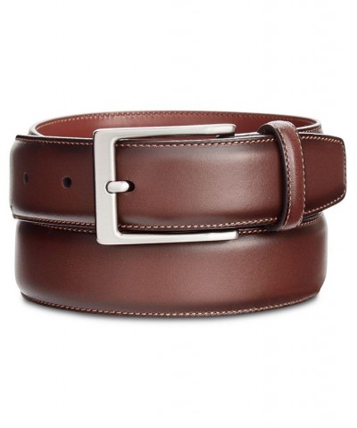 Men's Leather Dress Belt Brown $16.63 Belts