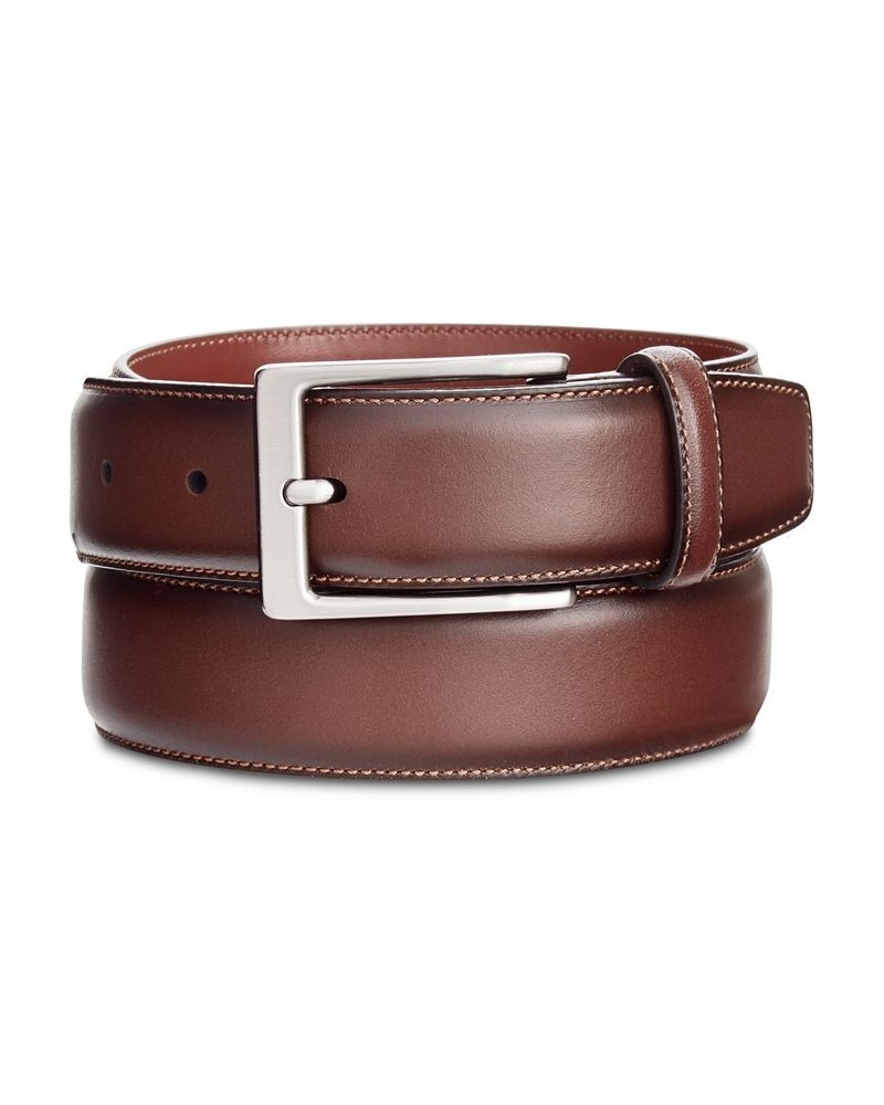 Men's Leather Dress Belt Brown $16.63 Belts