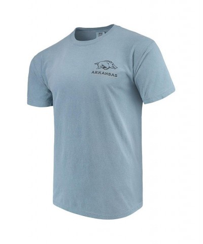 Men's Blue Arkansas Razorbacks State Scenery Comfort Colors T-shirt $25.19 T-Shirts