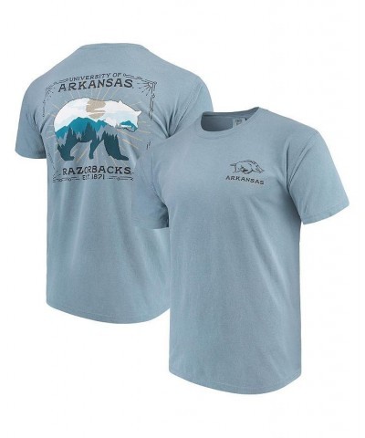 Men's Blue Arkansas Razorbacks State Scenery Comfort Colors T-shirt $25.19 T-Shirts