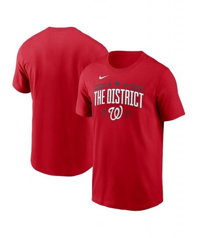 Men's Red Washington Nationals The District 1901 Local Team T-shirt $21.15 T-Shirts